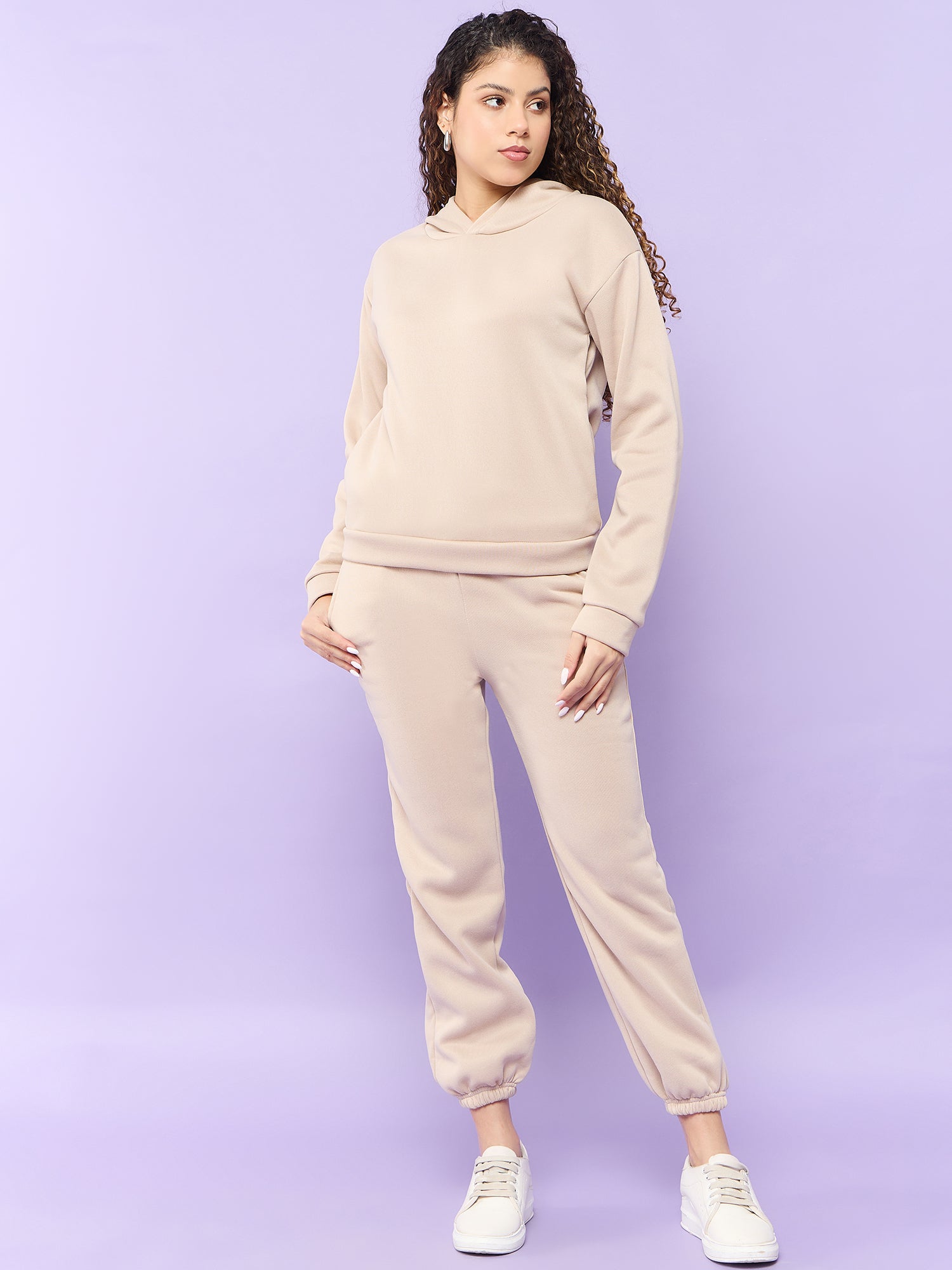 Khaki Oversized Hoodie Co-Ord Set