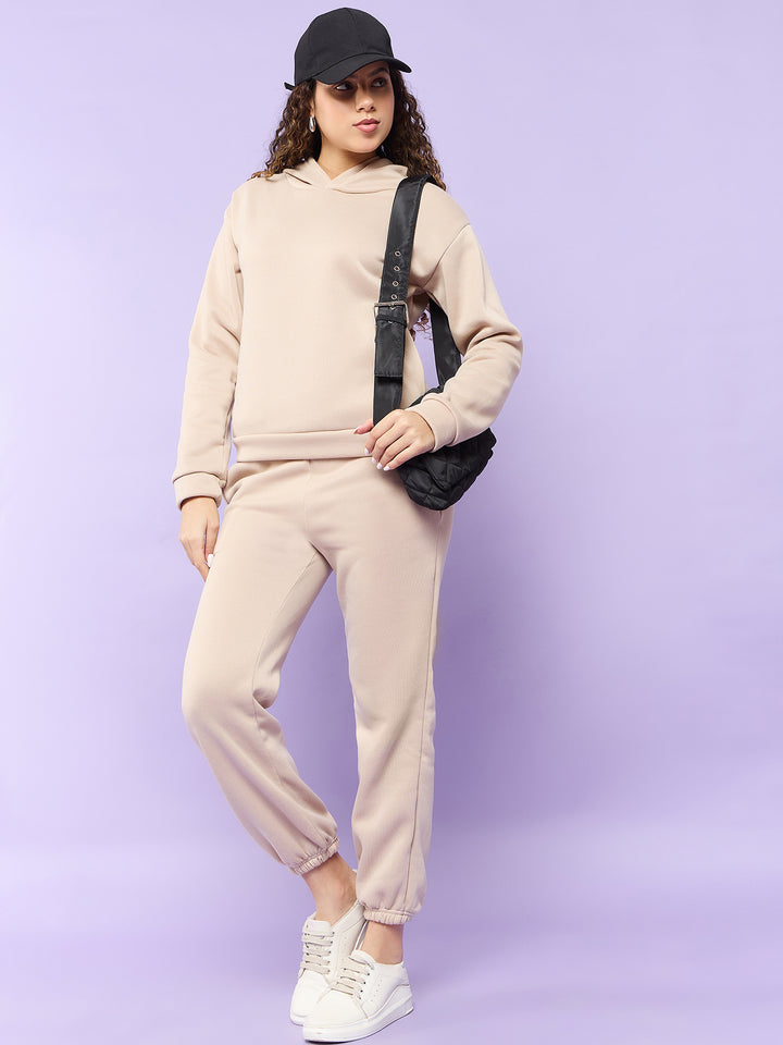 Khaki Oversized Hoodie Co-Ord Set