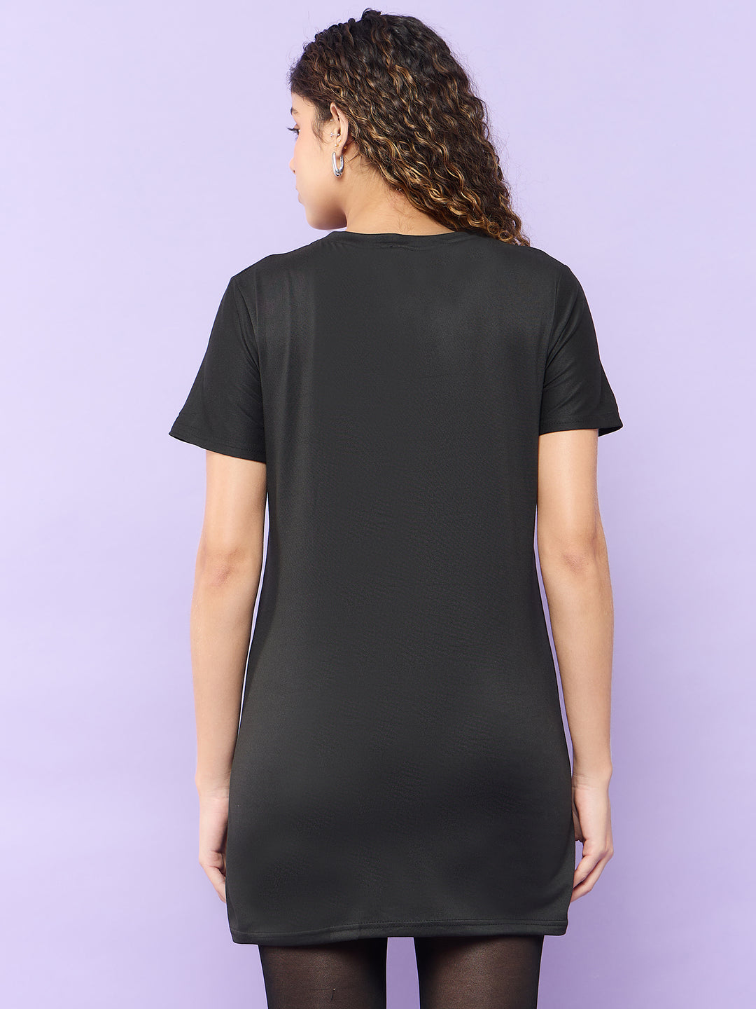 Black Longline T-Shirt