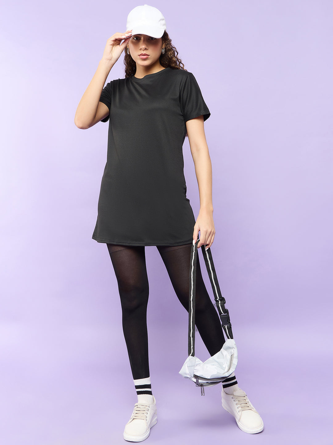 Black Longline T-Shirt