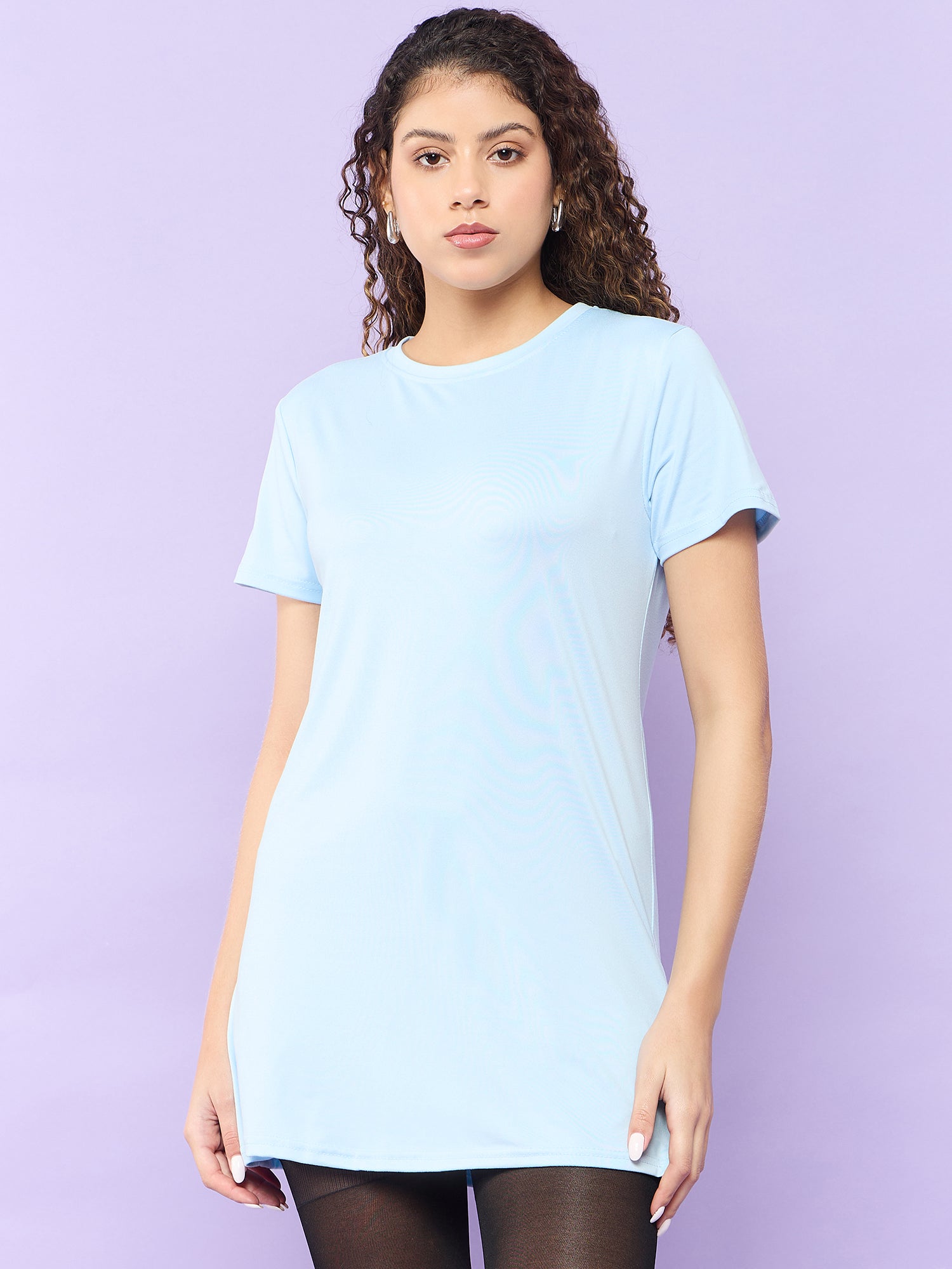 Blue Longline Tee