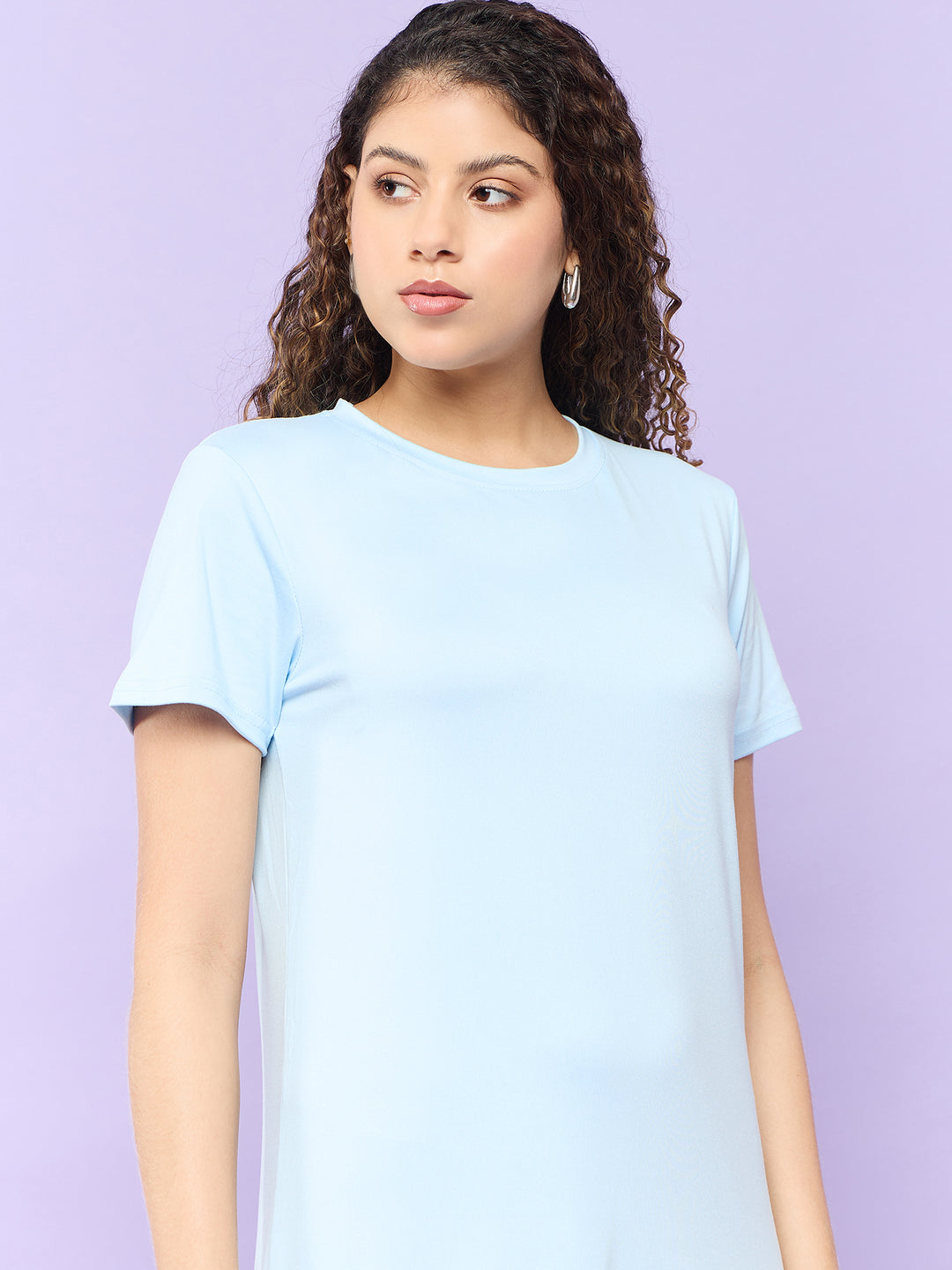 Blue Longline Tee