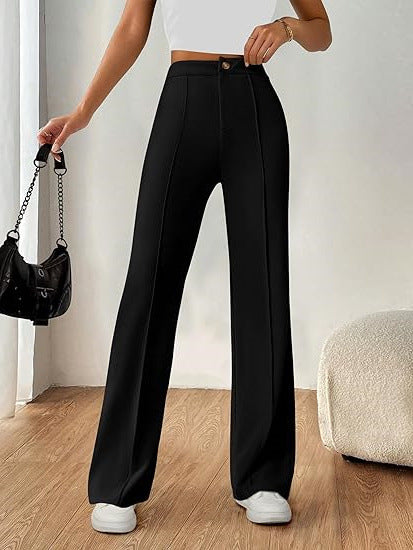 Black Regular Fit Pants