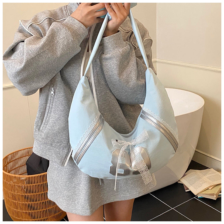 Blue Old School Shoulder Bag