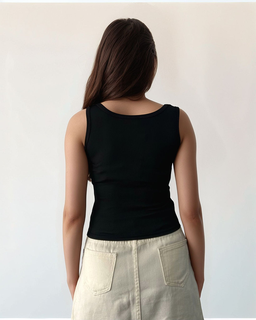 Black Basic Tank Top