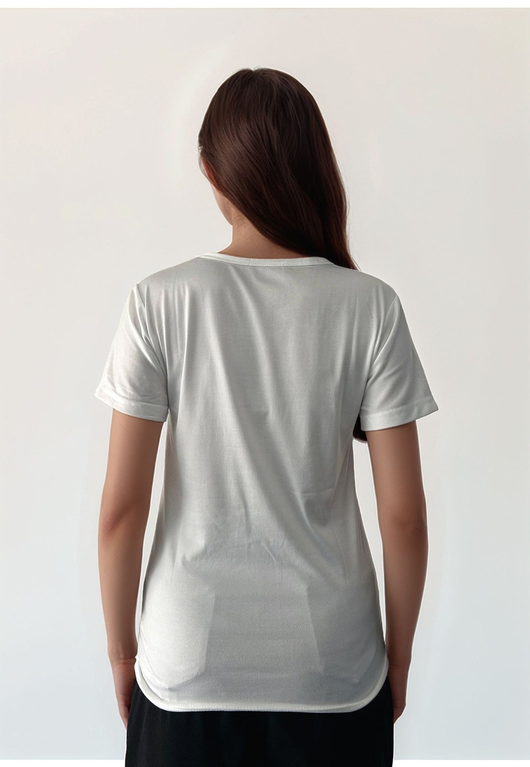 White Basic Over-Sized T-Shirt
