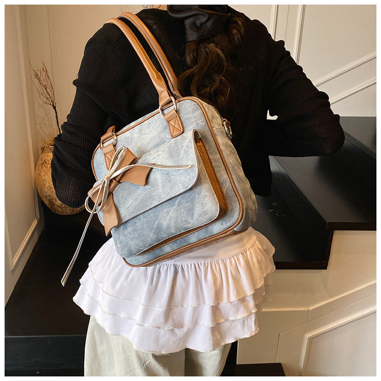 Blue Bow Knot Handbag