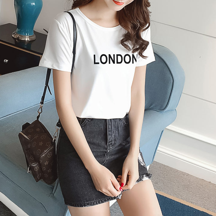 White Regular Graphic T-Shirt