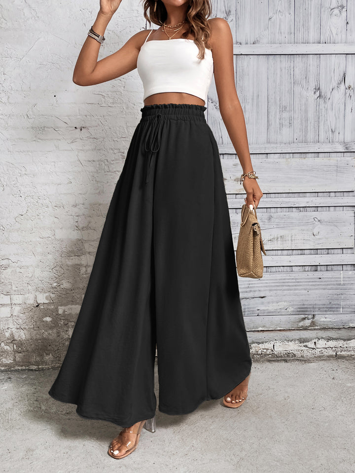 Black Wide Leg Trouser
