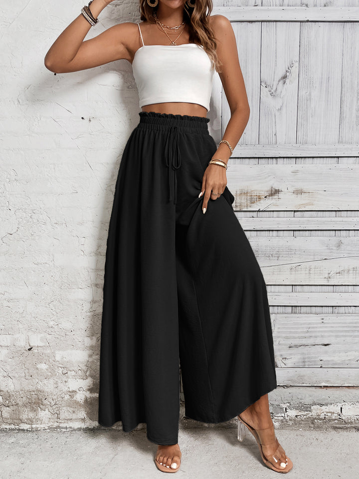 Black Wide Leg Trouser