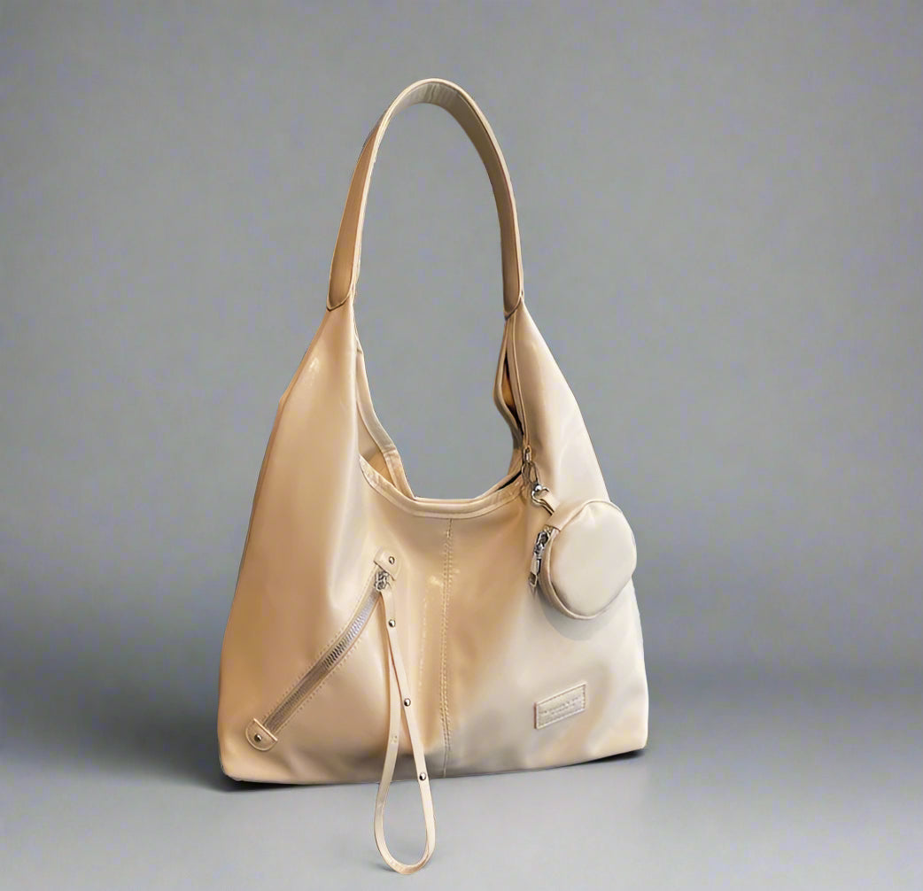 Off White Hobo Tote Bag