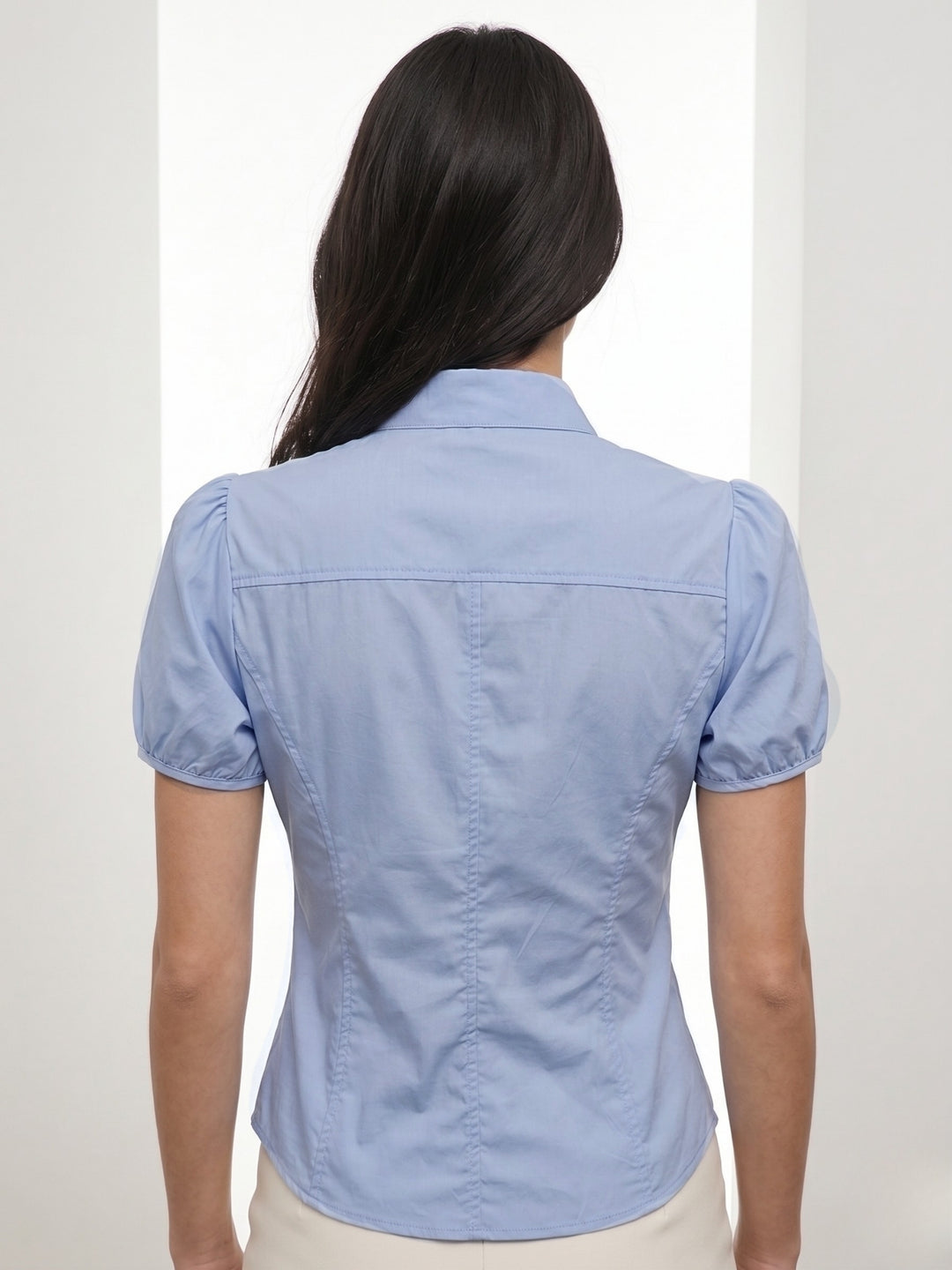 Blue Key Hole Solid Top