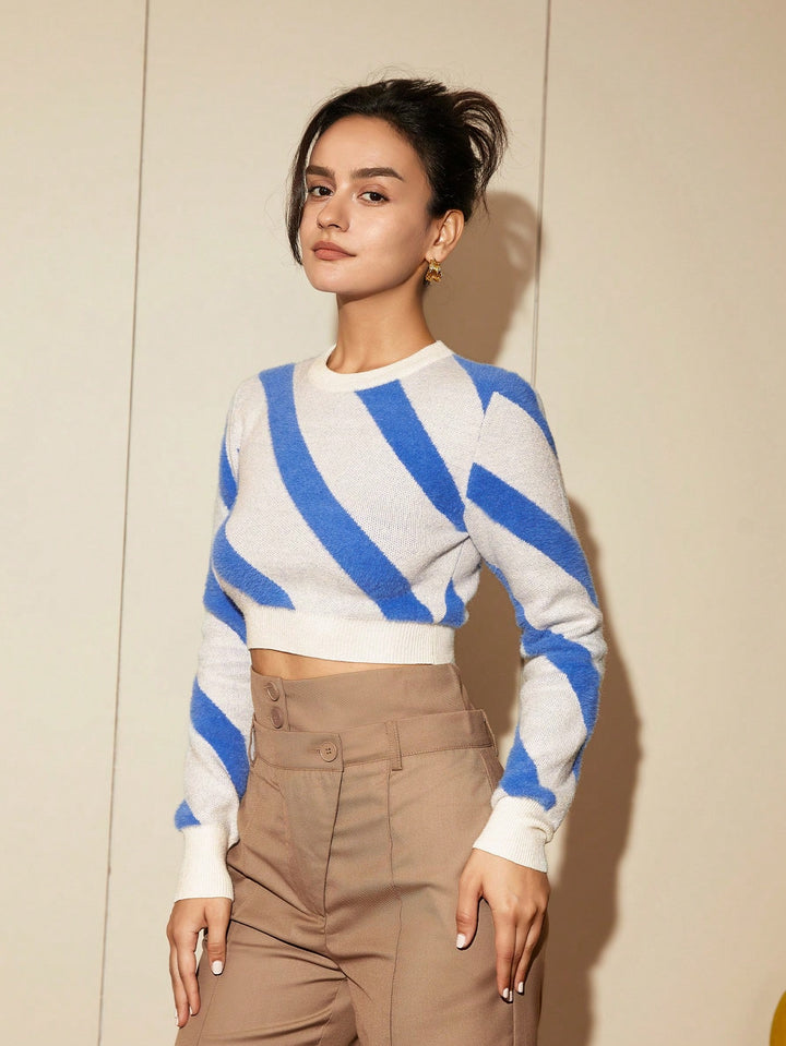 Striped Crop T-Shirt