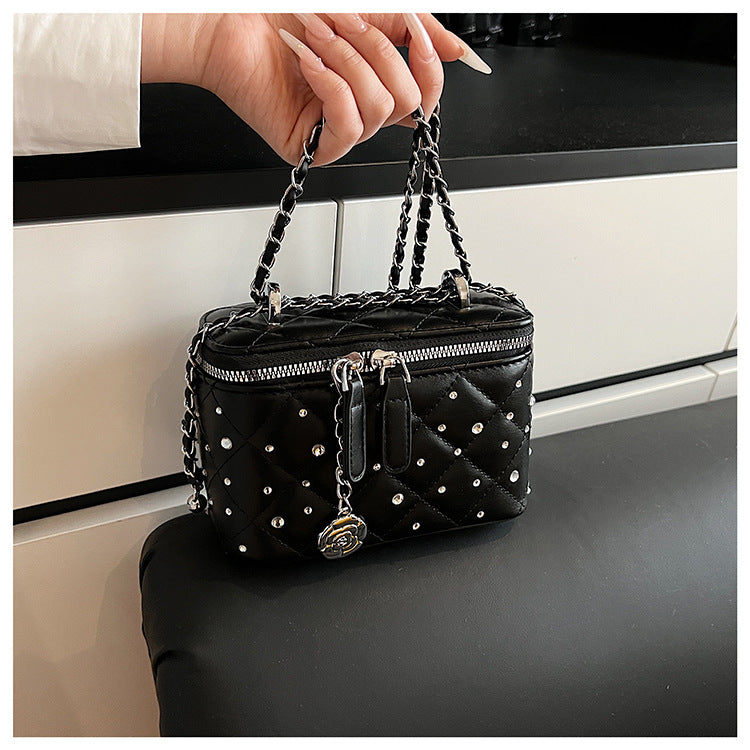 Black Mini Squarebox Handbag