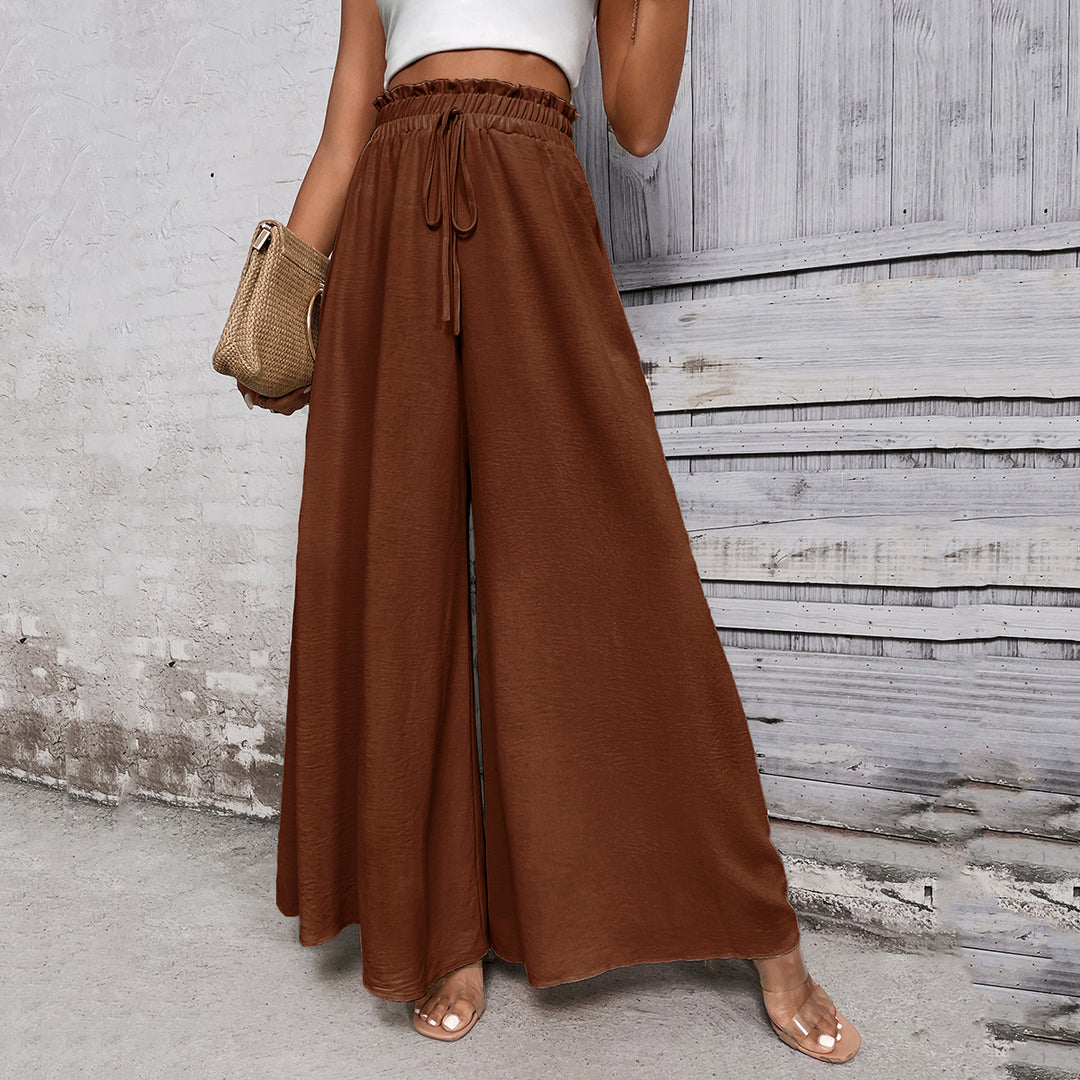 Brown Wide Leg Trouser