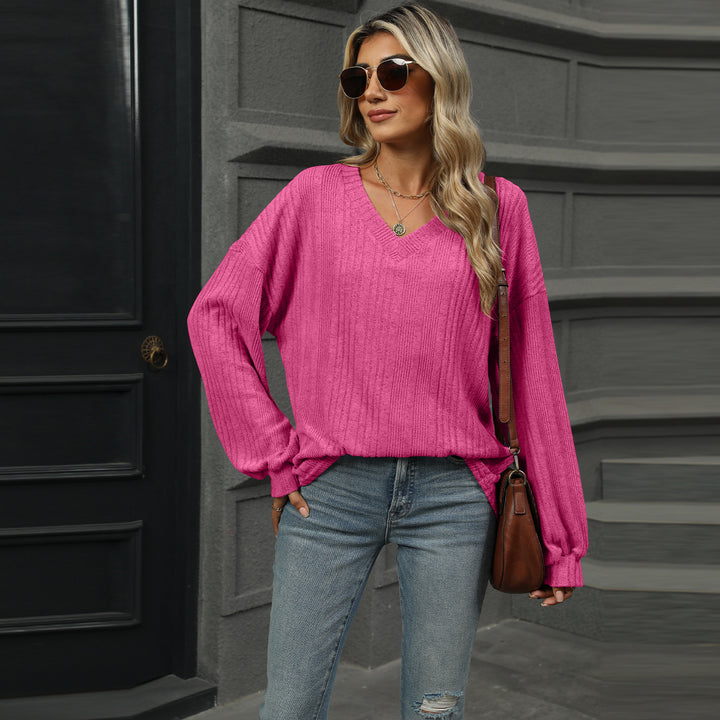 Pink Bishop Sleeve Solid Relaxed Top