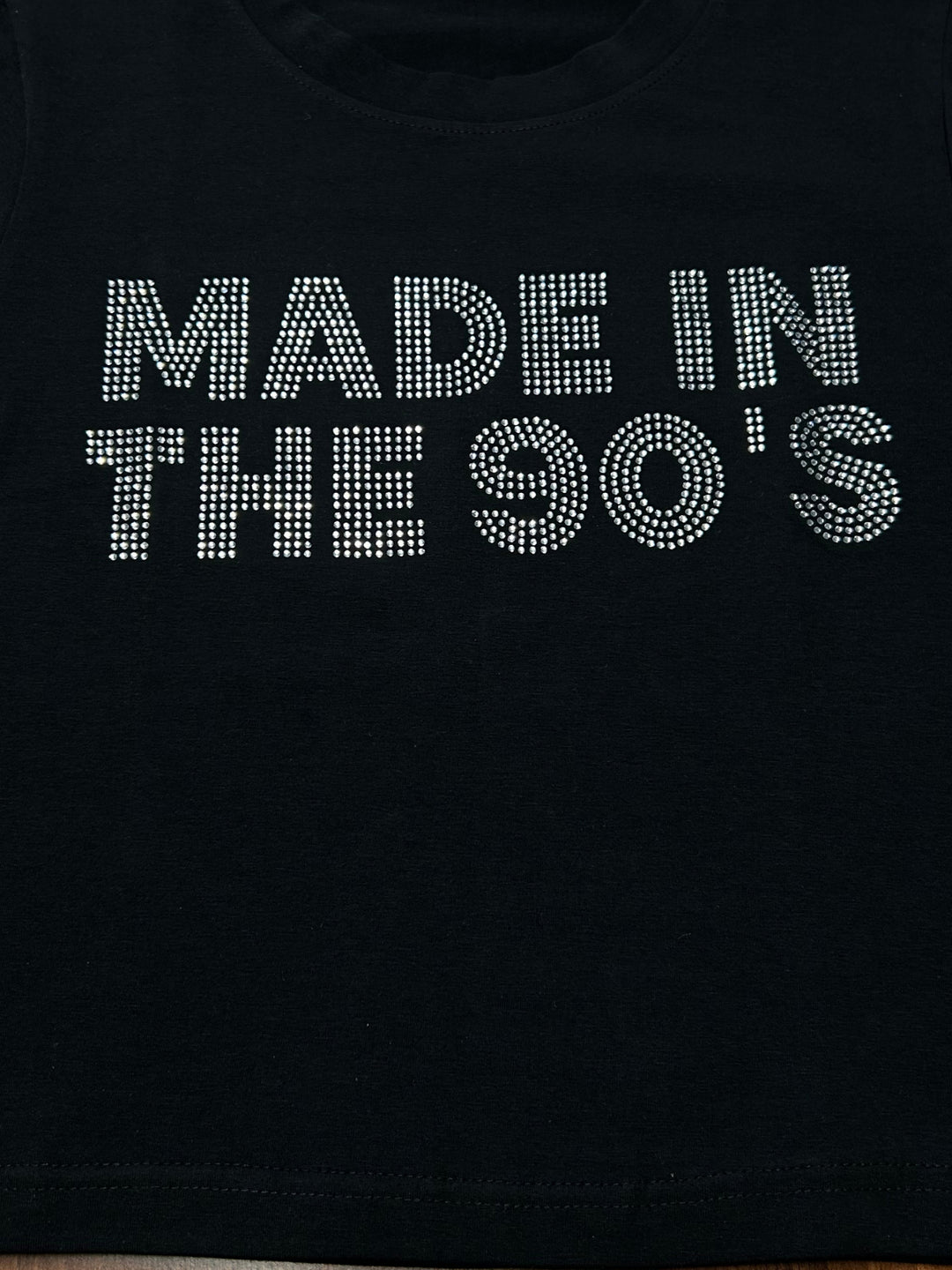 Black Studded Graphic T-Shirt