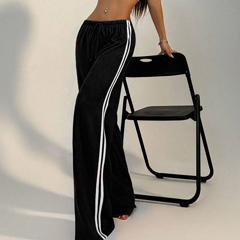 Black Pull On Sweatpants