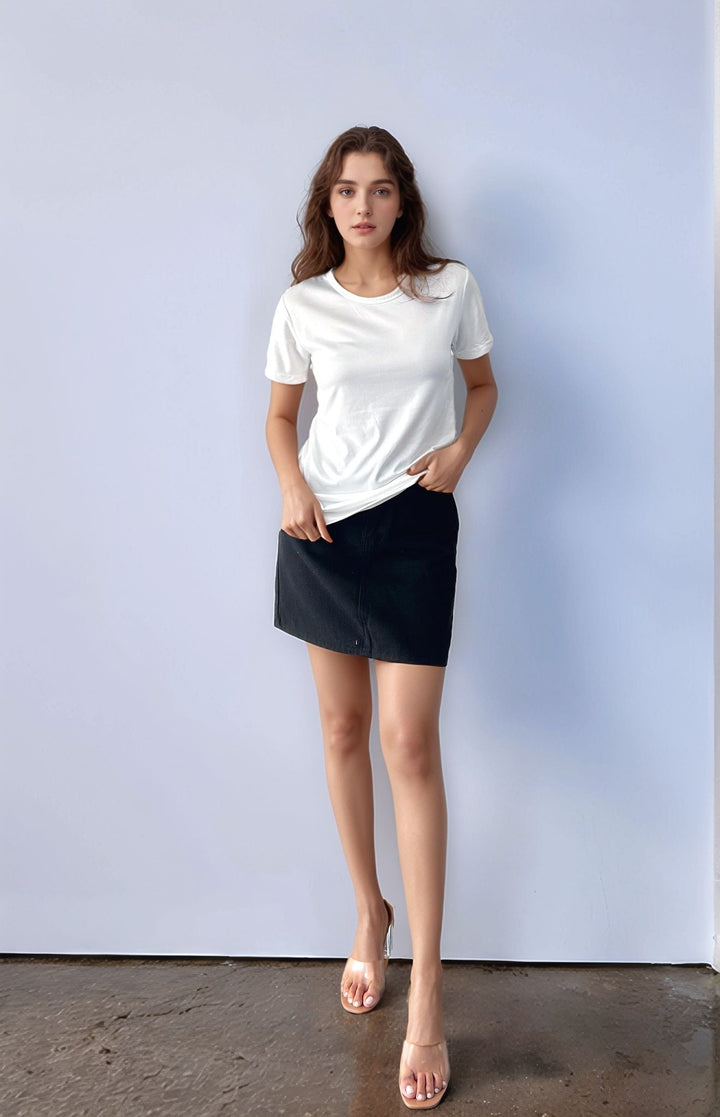 White Basic Over-Sized T-Shirt