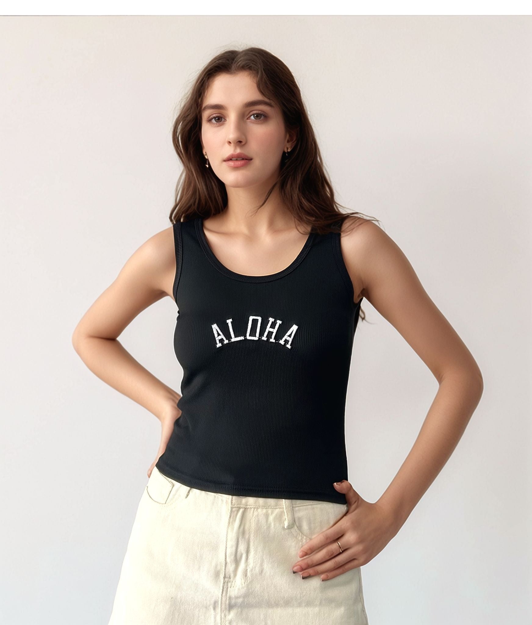 Black Basic Tank Top