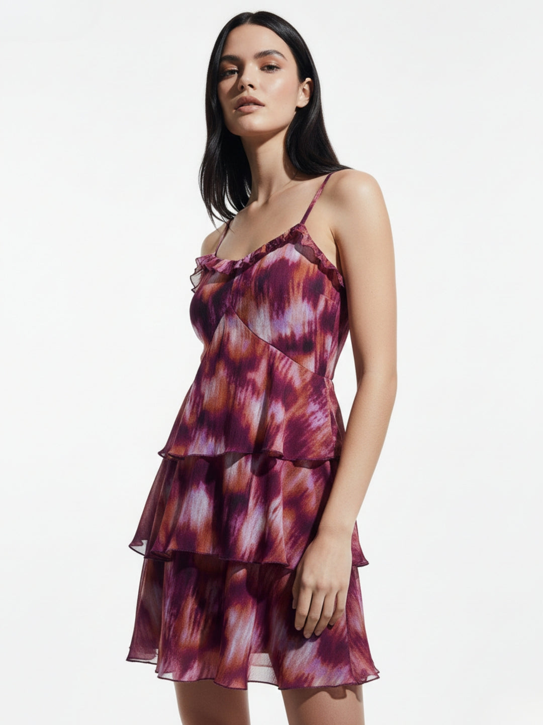 Multi Mini Tiered Dress