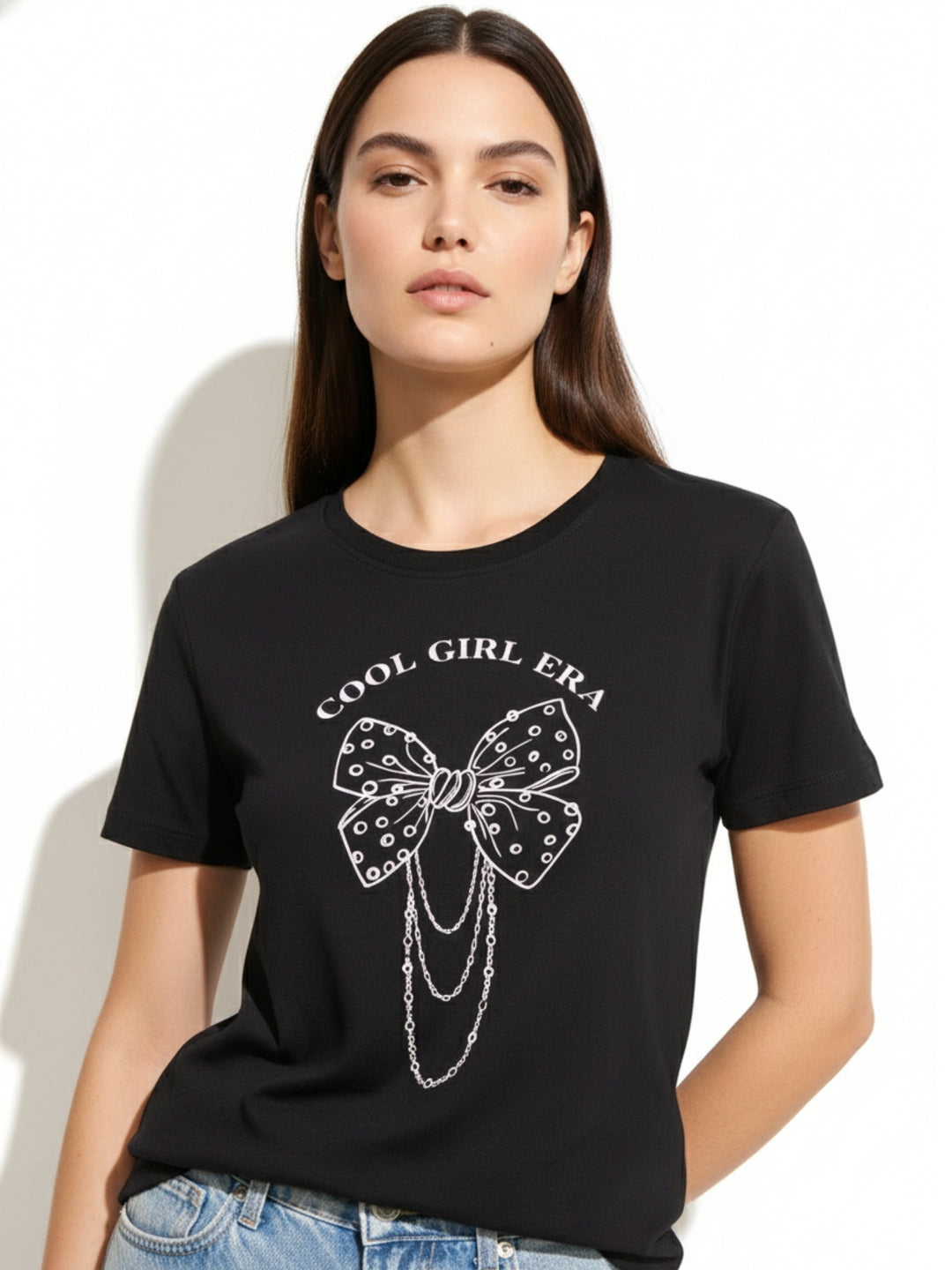 Black Short Sleeves Crew Neck T-Shirt