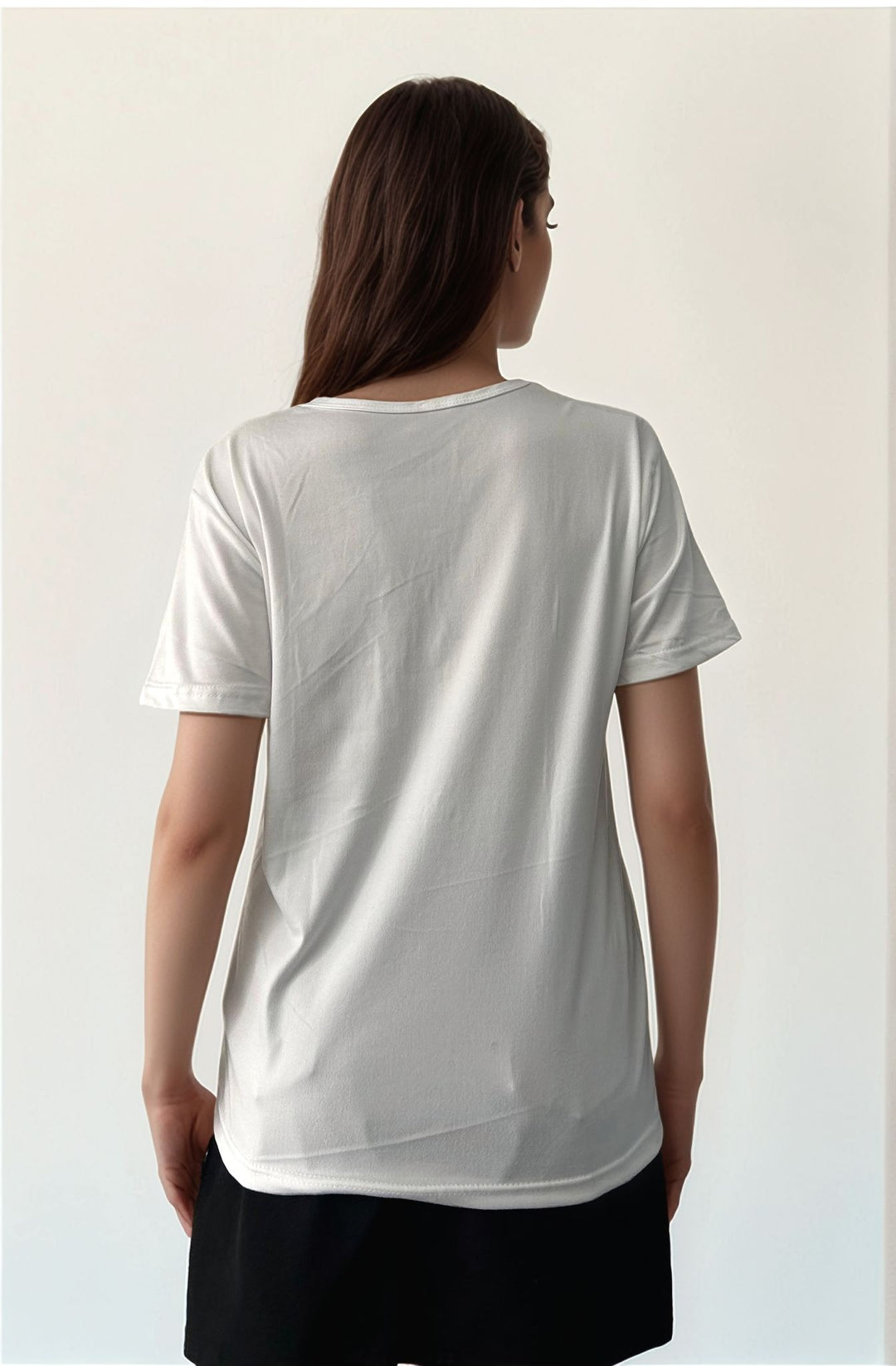 Regular White Graphic T-Shirt