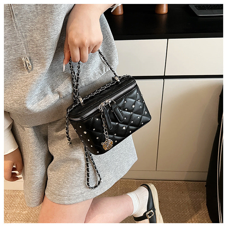Black Mini Squarebox Handbag