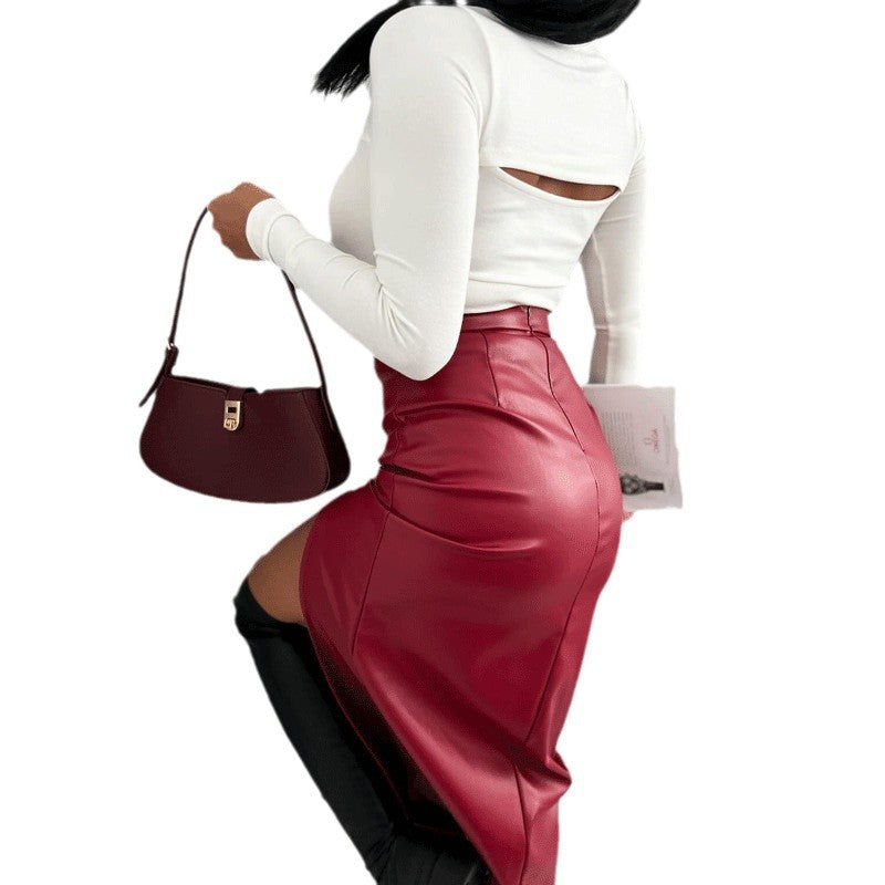 White Cut Out Detailed Knit Top
