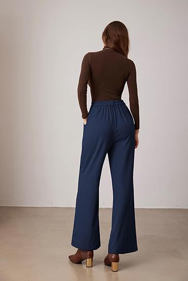 Navy Blue Straight Fit Trouser
