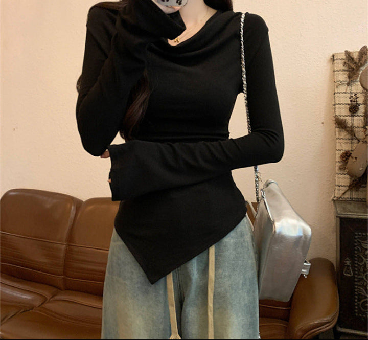 Black Basic Solid Top