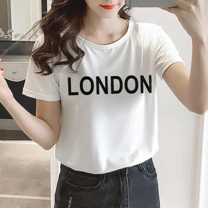 White Regular Graphic T-Shirt