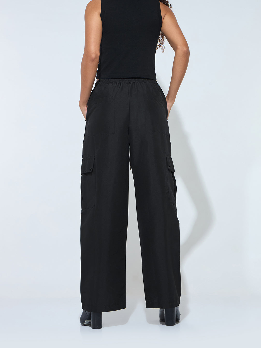 Black Baggy Fit Trouser