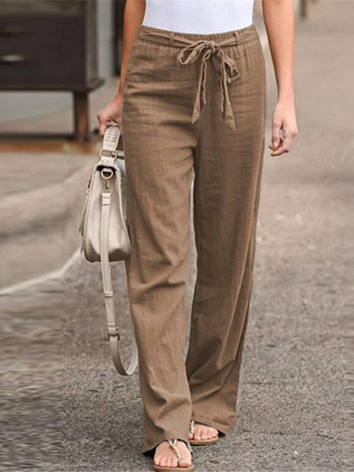 Brown Straight Fit Trouser