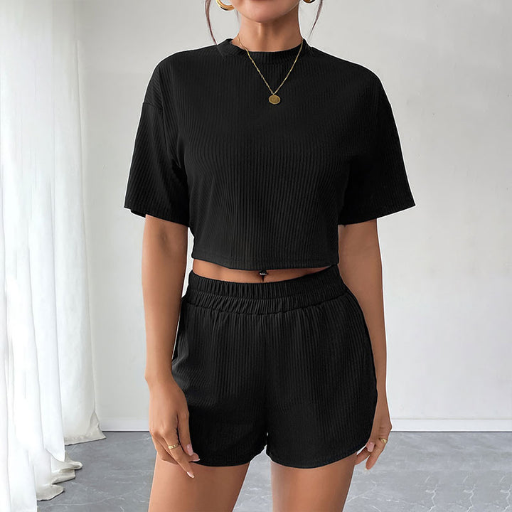 Black Crop Tshirt