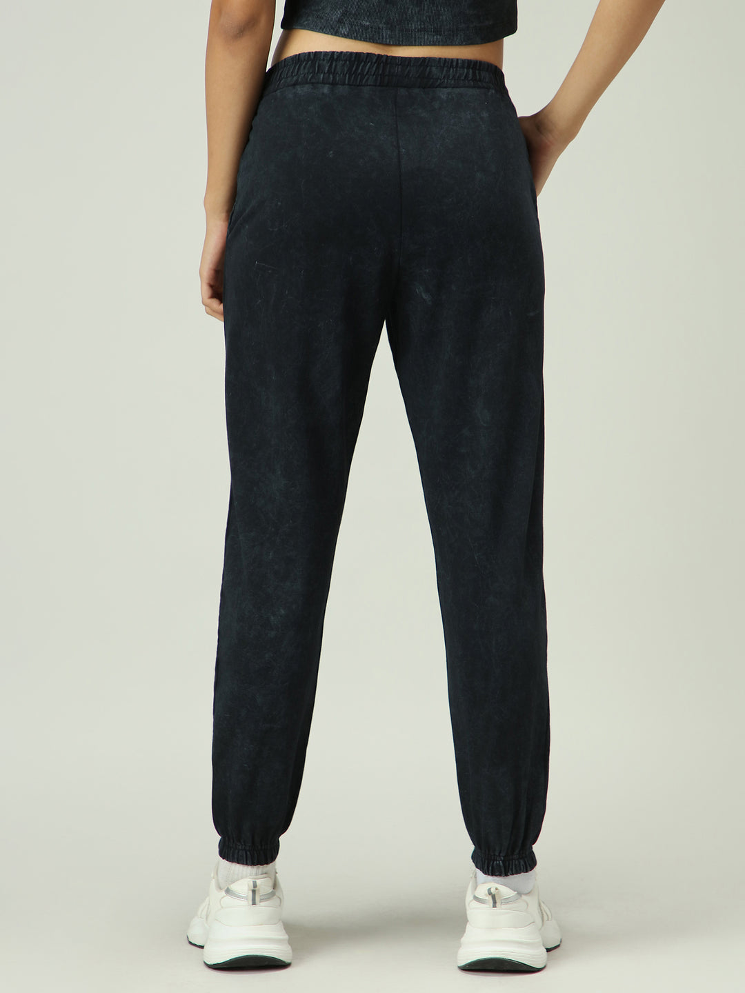 Grey Acid Wash Joggers
