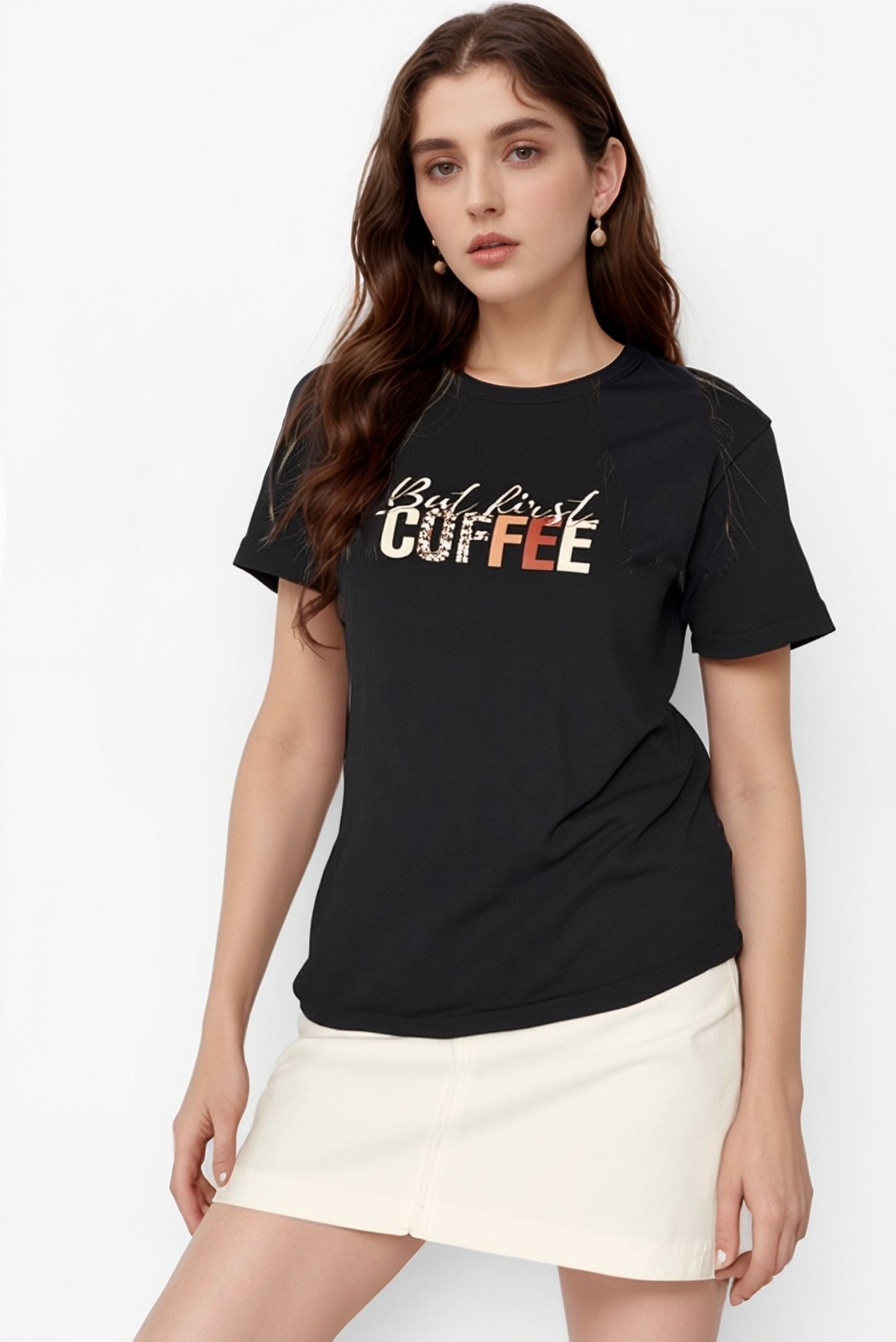 Black Regular Graphic T-Shirt