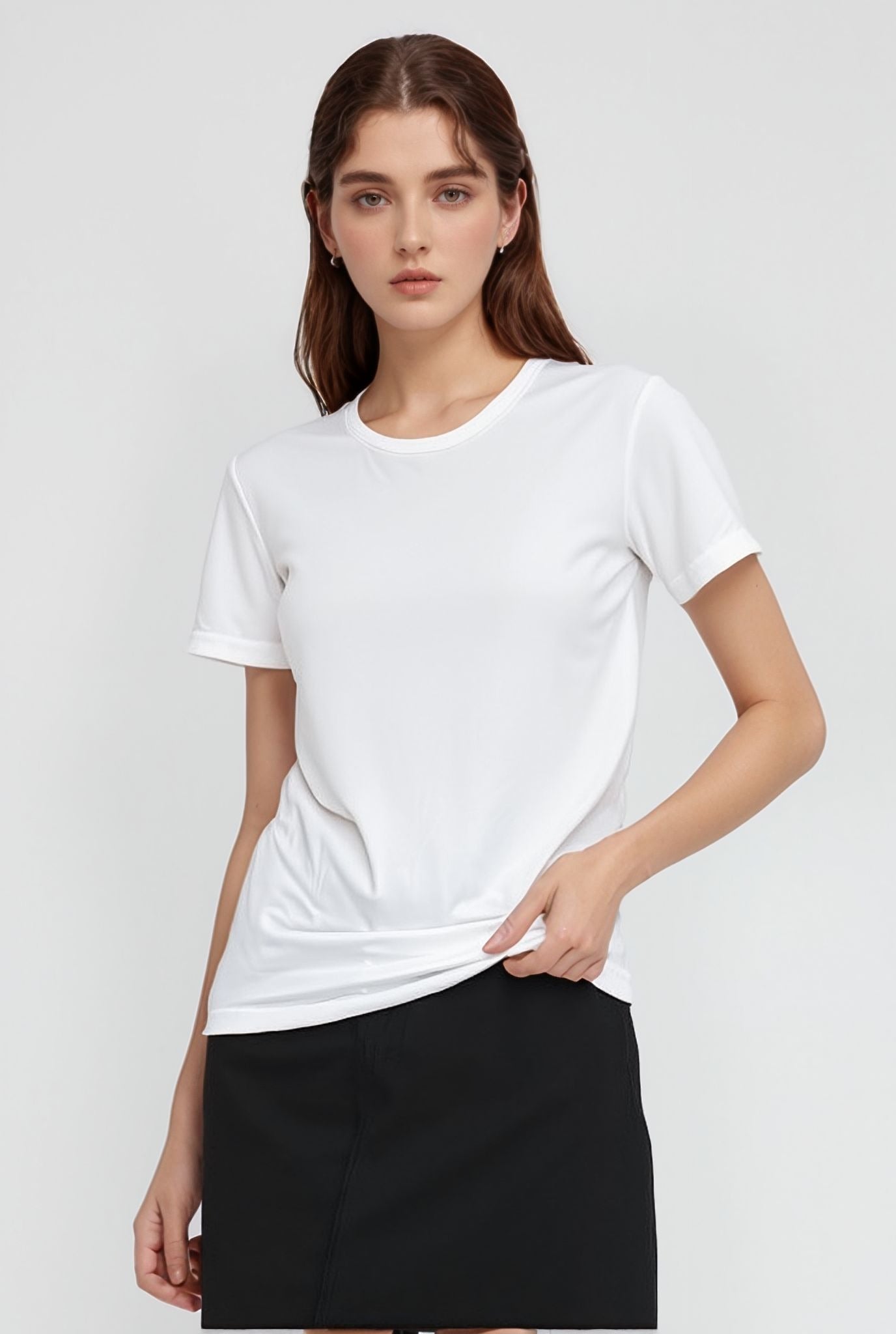 White Basic Over-Sized T-Shirt