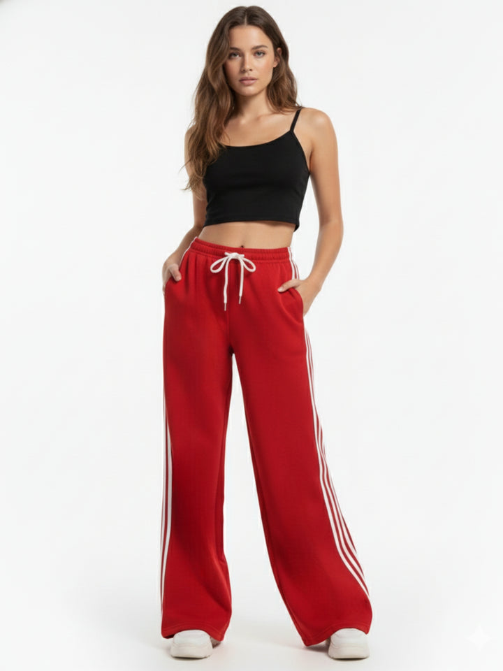 Varsity Contrast Side Striped Sweatpant