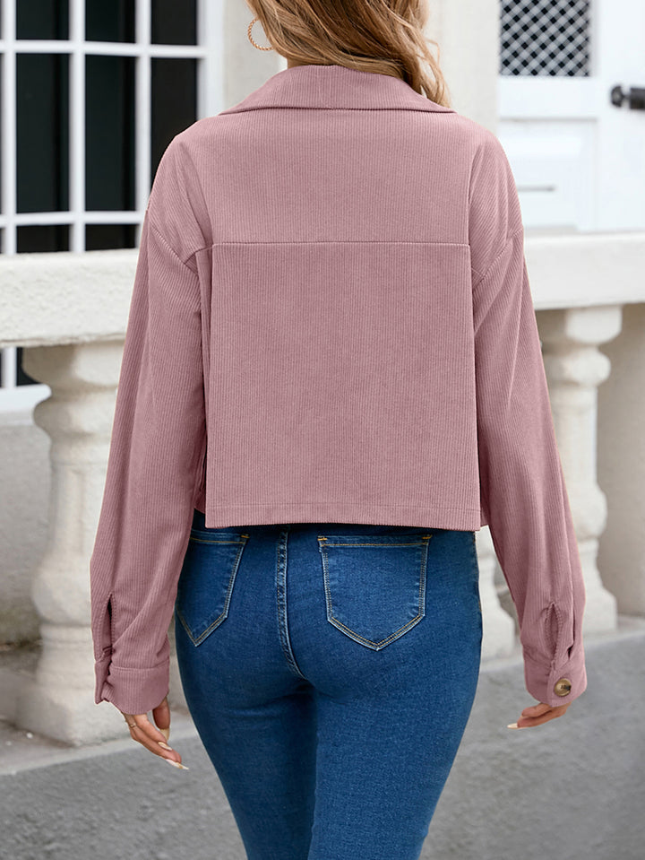 Nude Full Sleeve Front Button Shirt