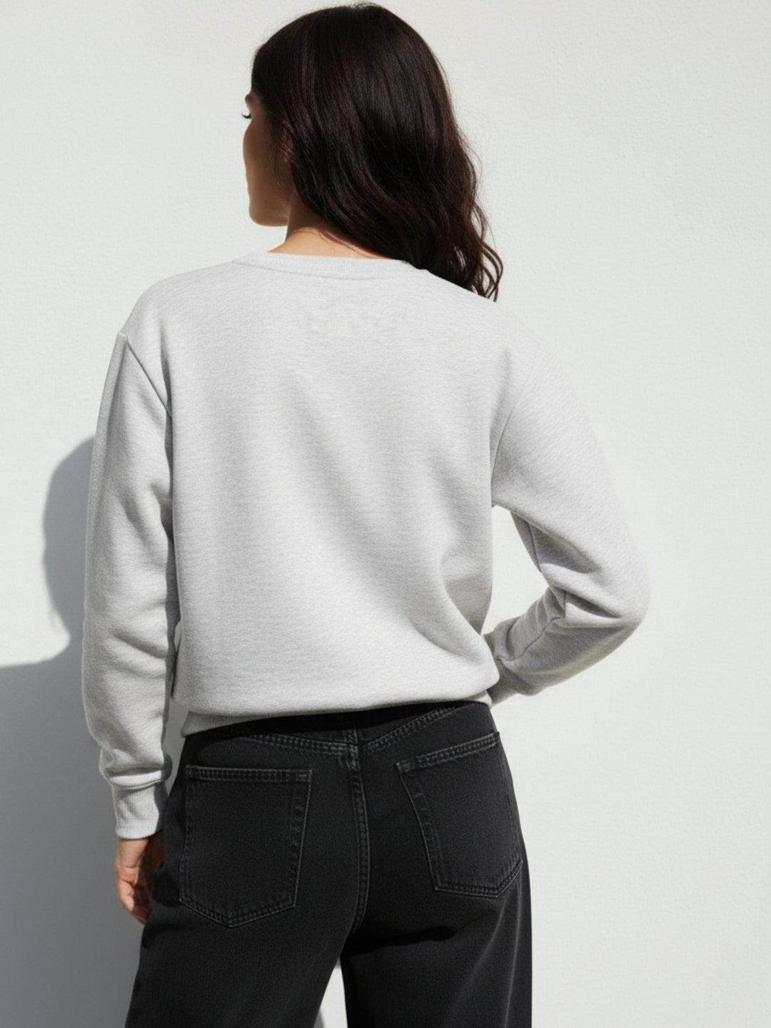 Grey Character Graphic Sweatshirt