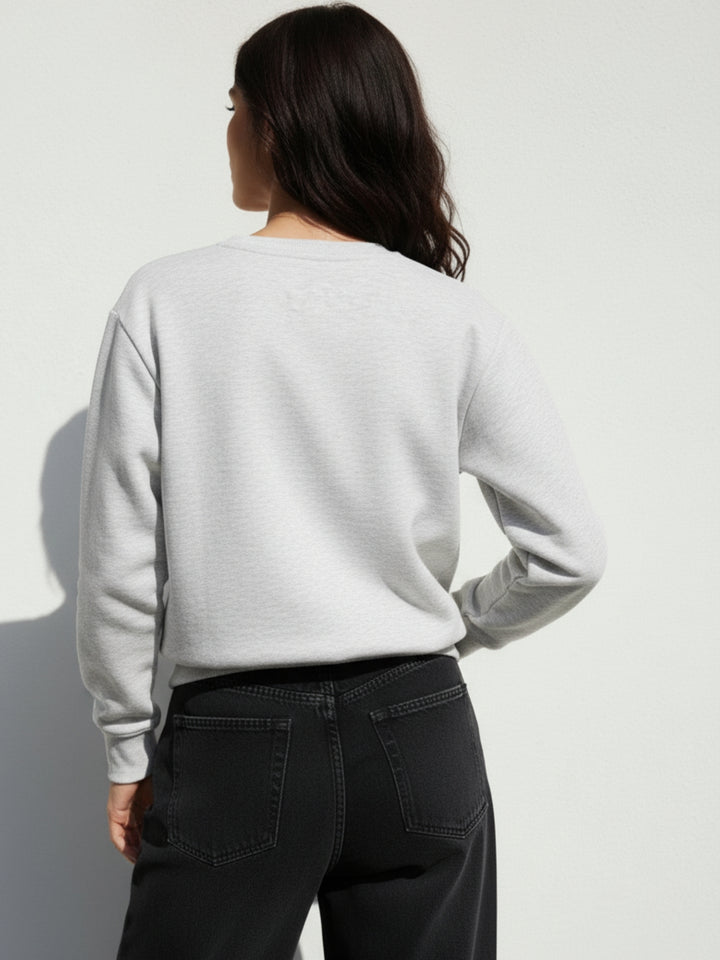 Grey Character Graphic Sweatshirt