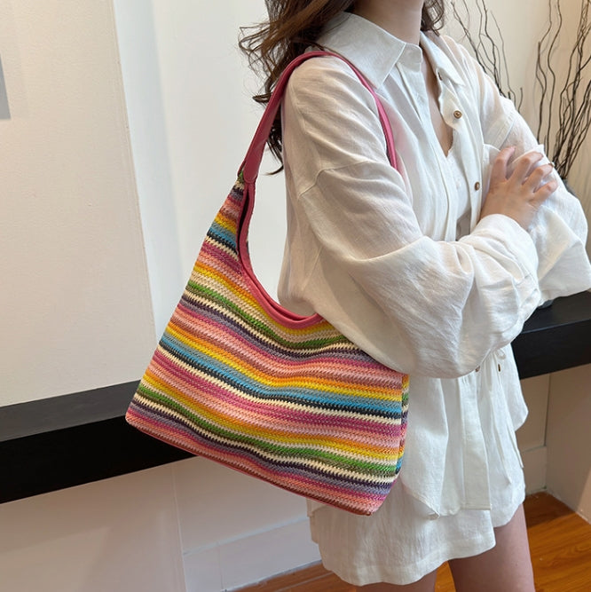 Multi Textured Slouch Hobo