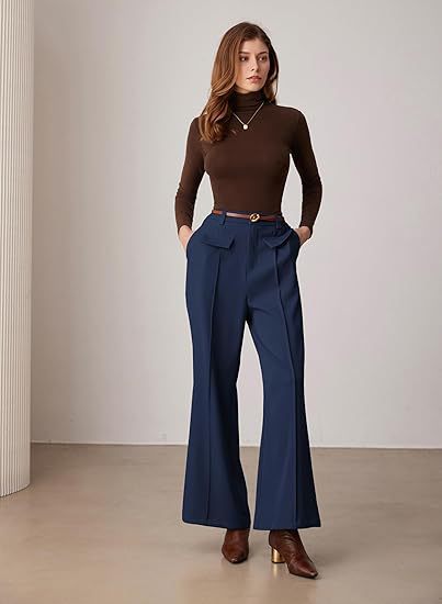 Navy Blue Straight Fit Trouser