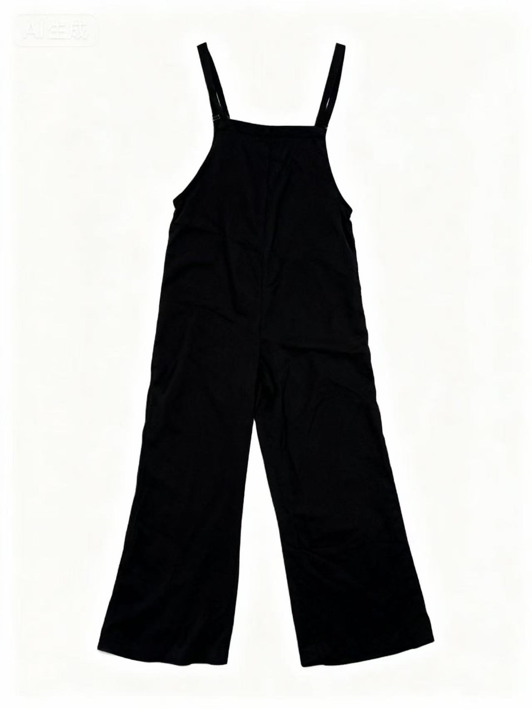 Black Double Spaghetti Strap Jumpsuits