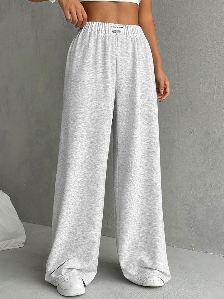 White Pull On Sweatpants