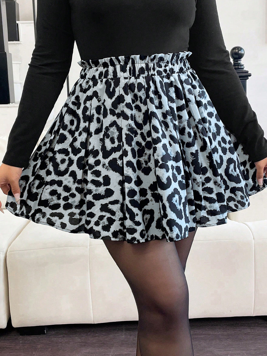 Multi Printed Paper Bag Skirt