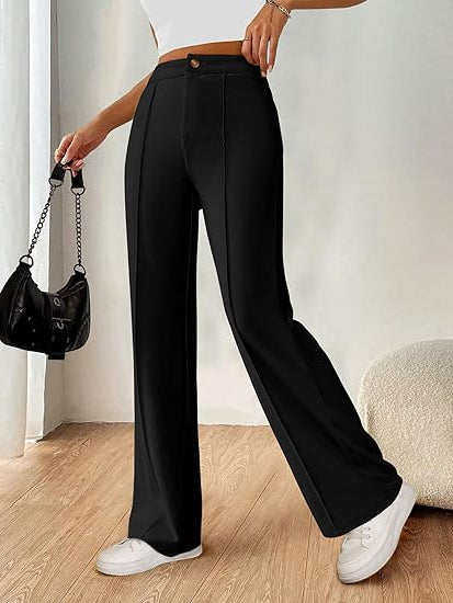 Black Regular Fit Pants