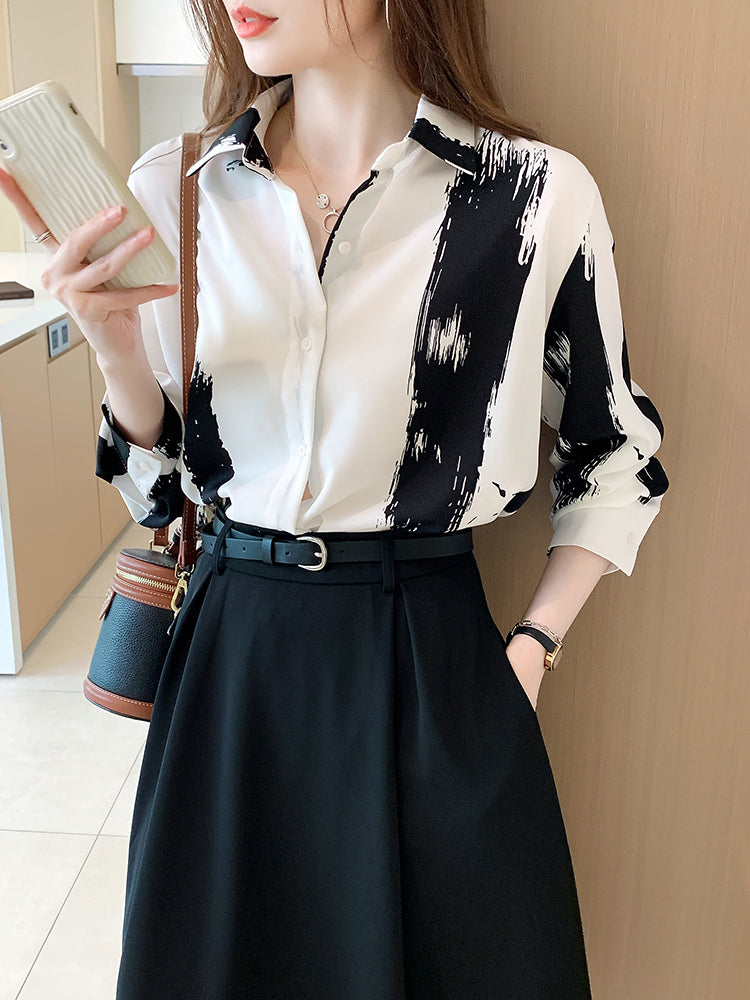 Multi Geometric Printed Shirt