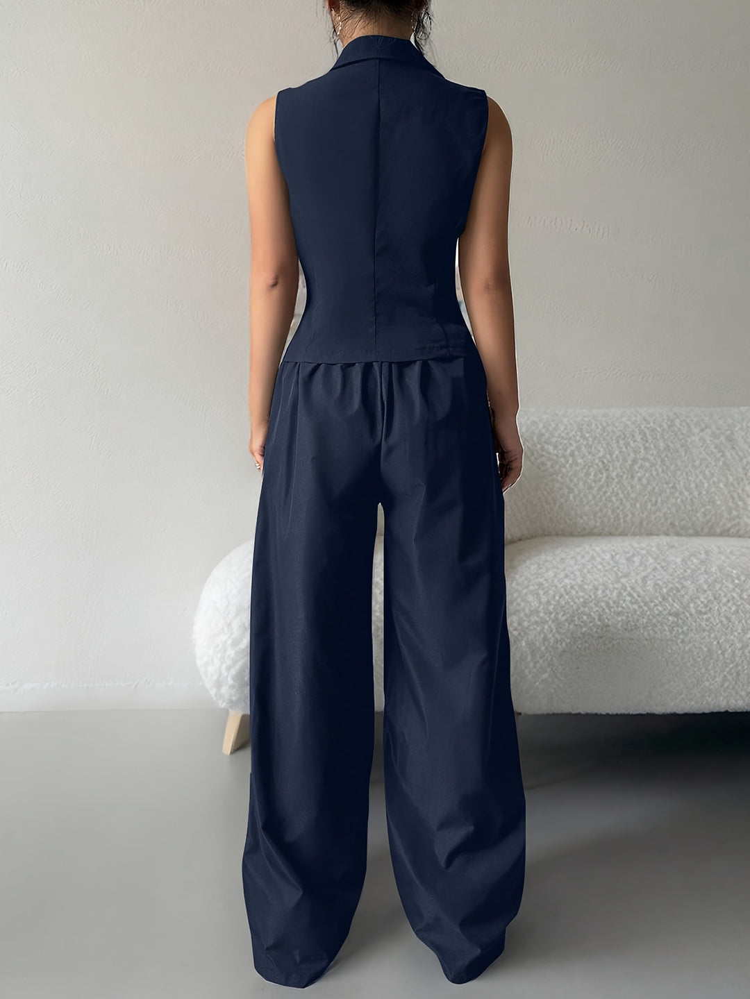 Grey Waist Coat Co-Ord Set